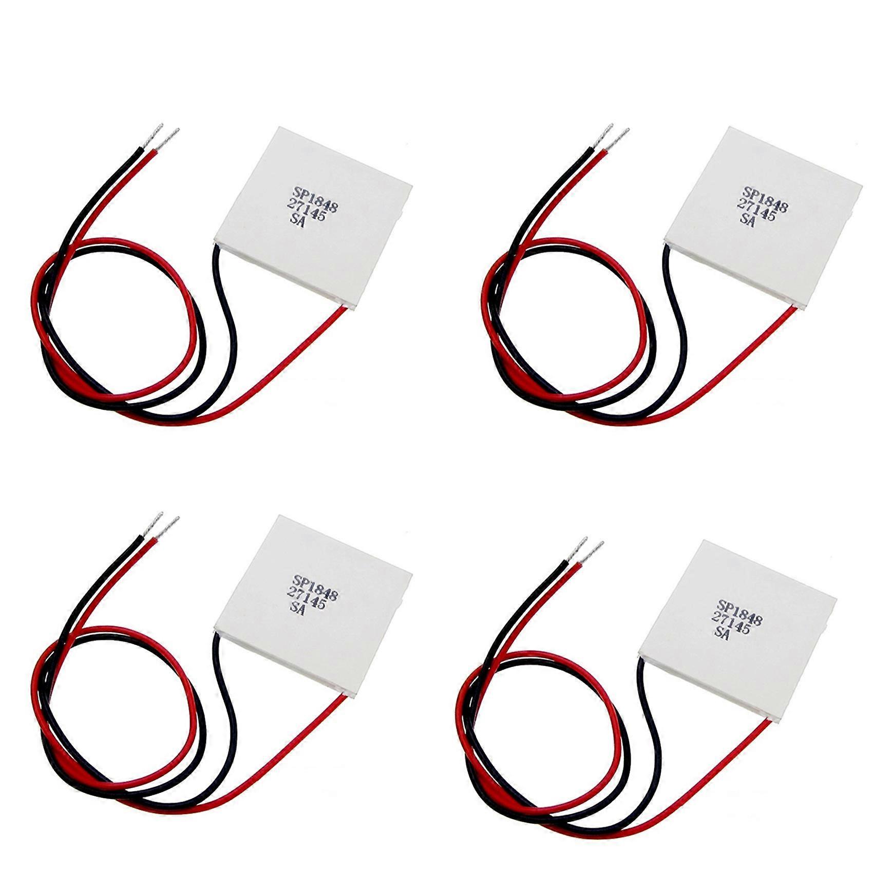4pcs 40X40mm Useful Simple Module Thermoelectric Generator Semiconductor High Temperature Power