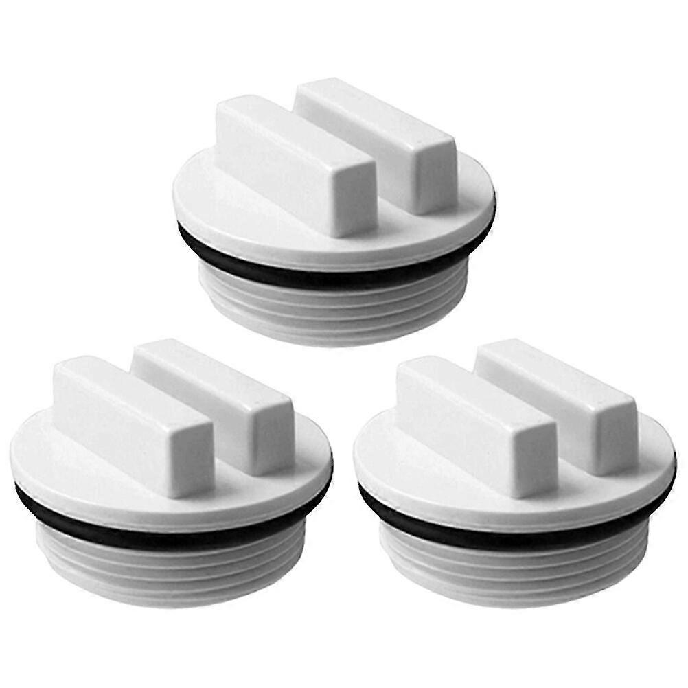 3pcs Winterizing Pool Plugs 1.5" Leak-Proof with O-Ring for Inground/Above Ground Pools
