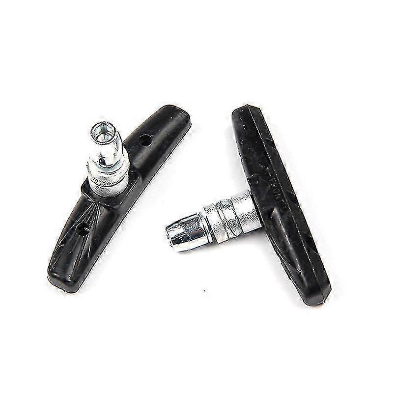 V-Brake Pads with Hex Nuts & Spacers - Black Bicycle Set (2pc)