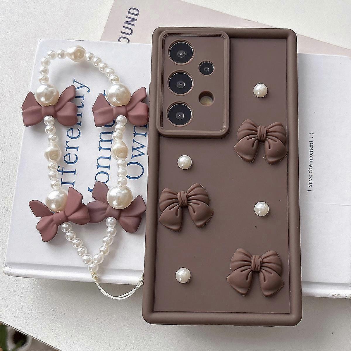 Pearl 3D Bowknot Case For Samsung Galaxy A53 5G