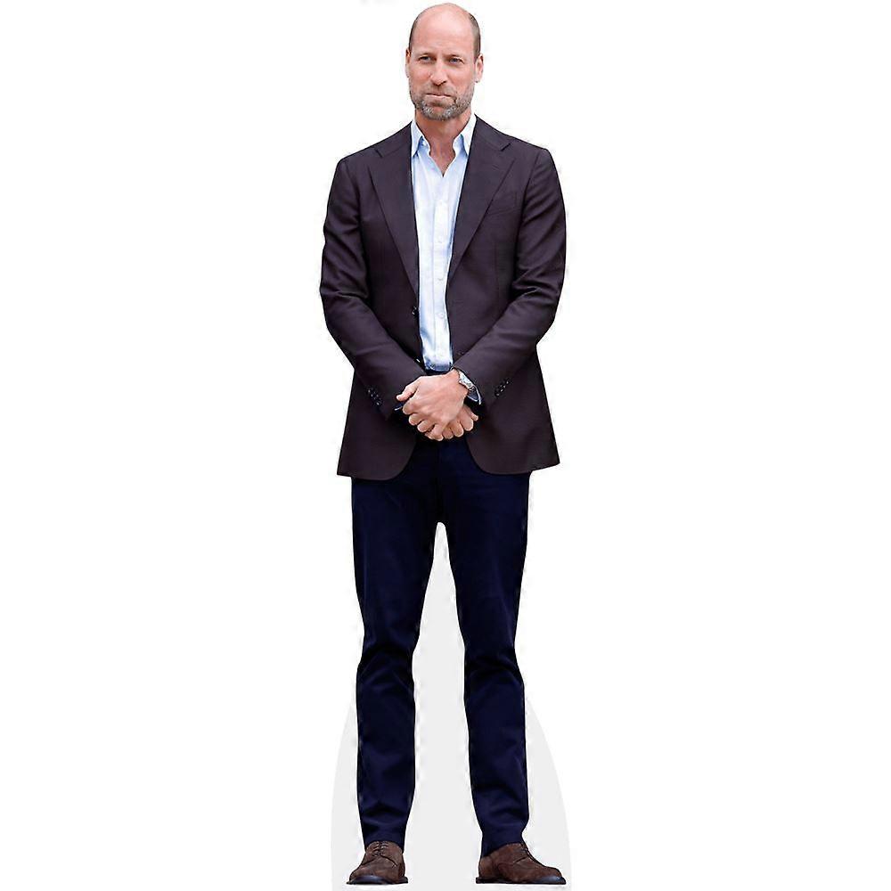 Prince William (Blazer) Cardboard Cutout (lifesize OR mini size). Standee. Stand Up.