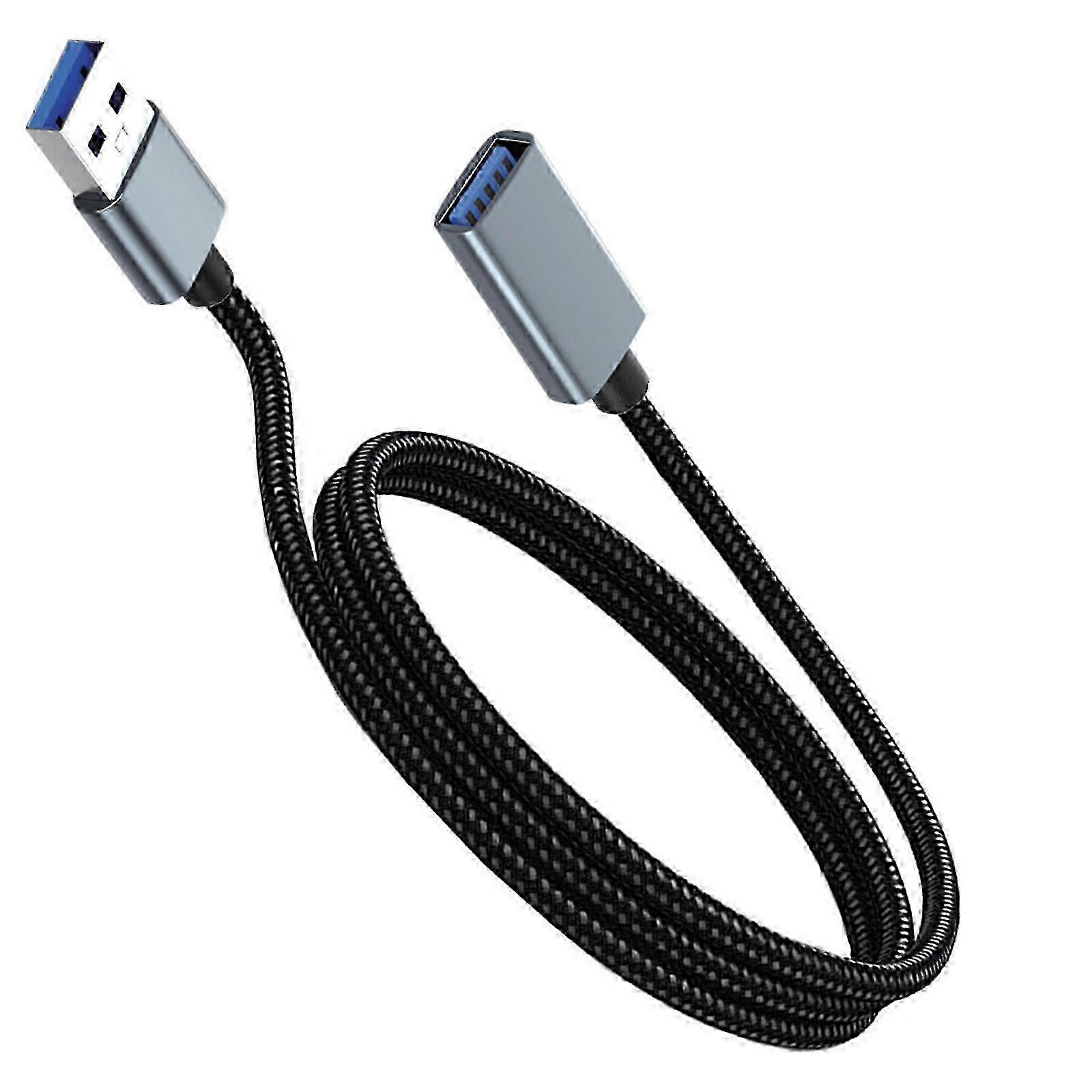 Flexible USB3.0 Extension Cord for Extending Connection to Computers and Peripherals for USB Keyboards,Mouse,Flash Drive w