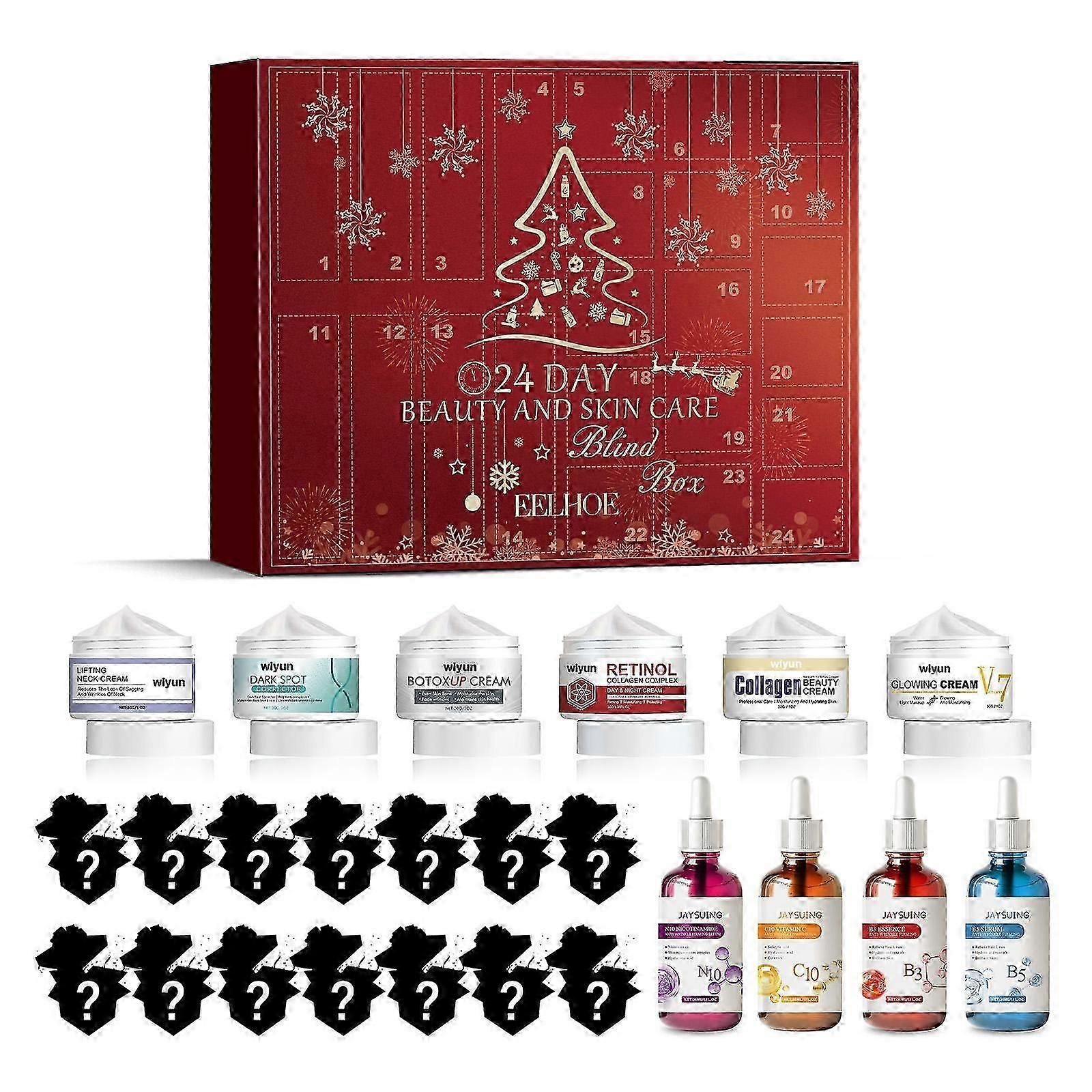 24 block beauty blind box contains cream, essence