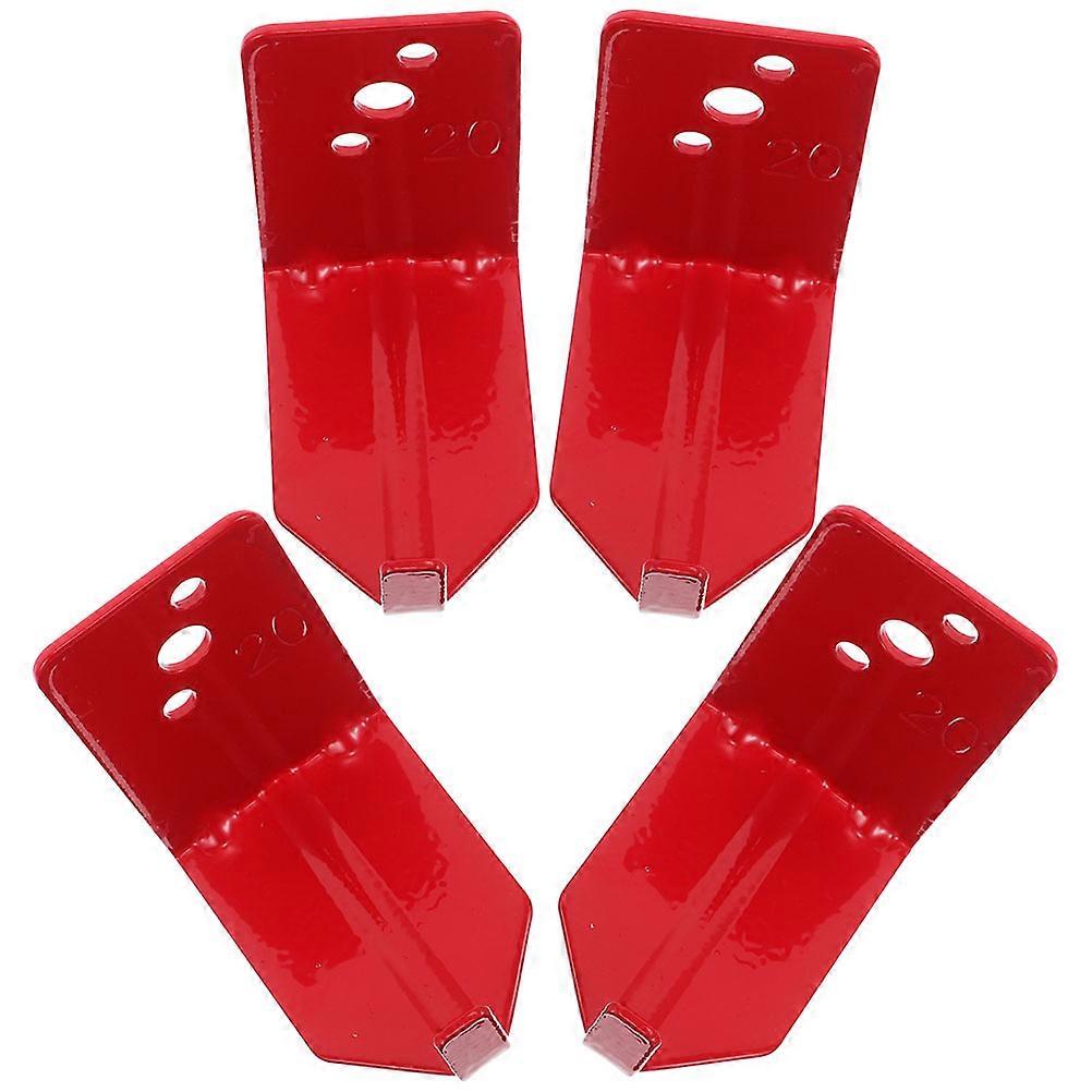 Fire Extinguisher Wall Mount Holder for Home Use 2Set Red Metal Bracket