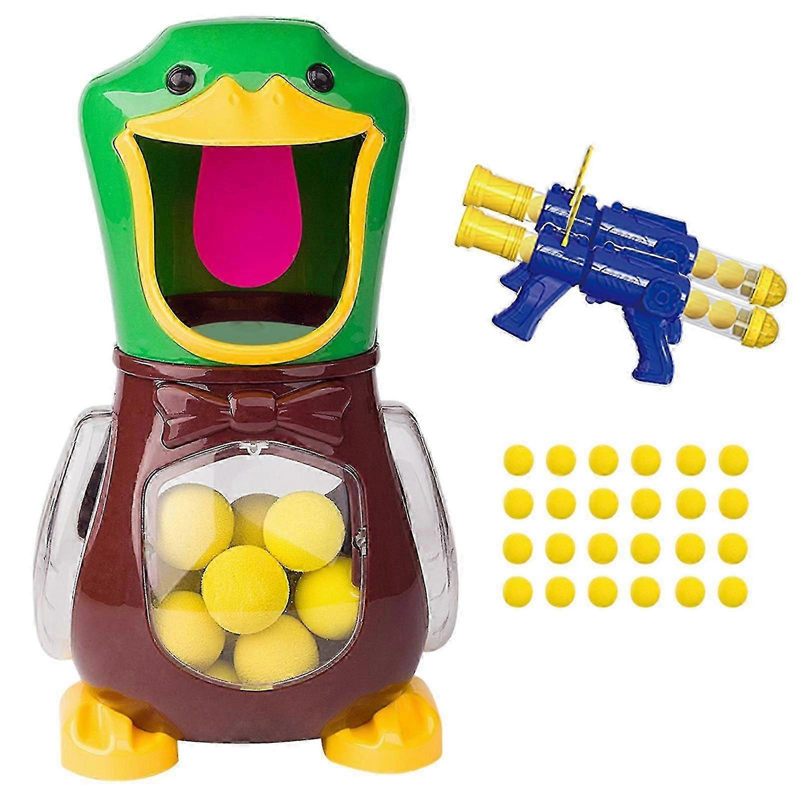 Interactive Target Game for Children, Electric Shooting Toy Set with Hungry Ducks