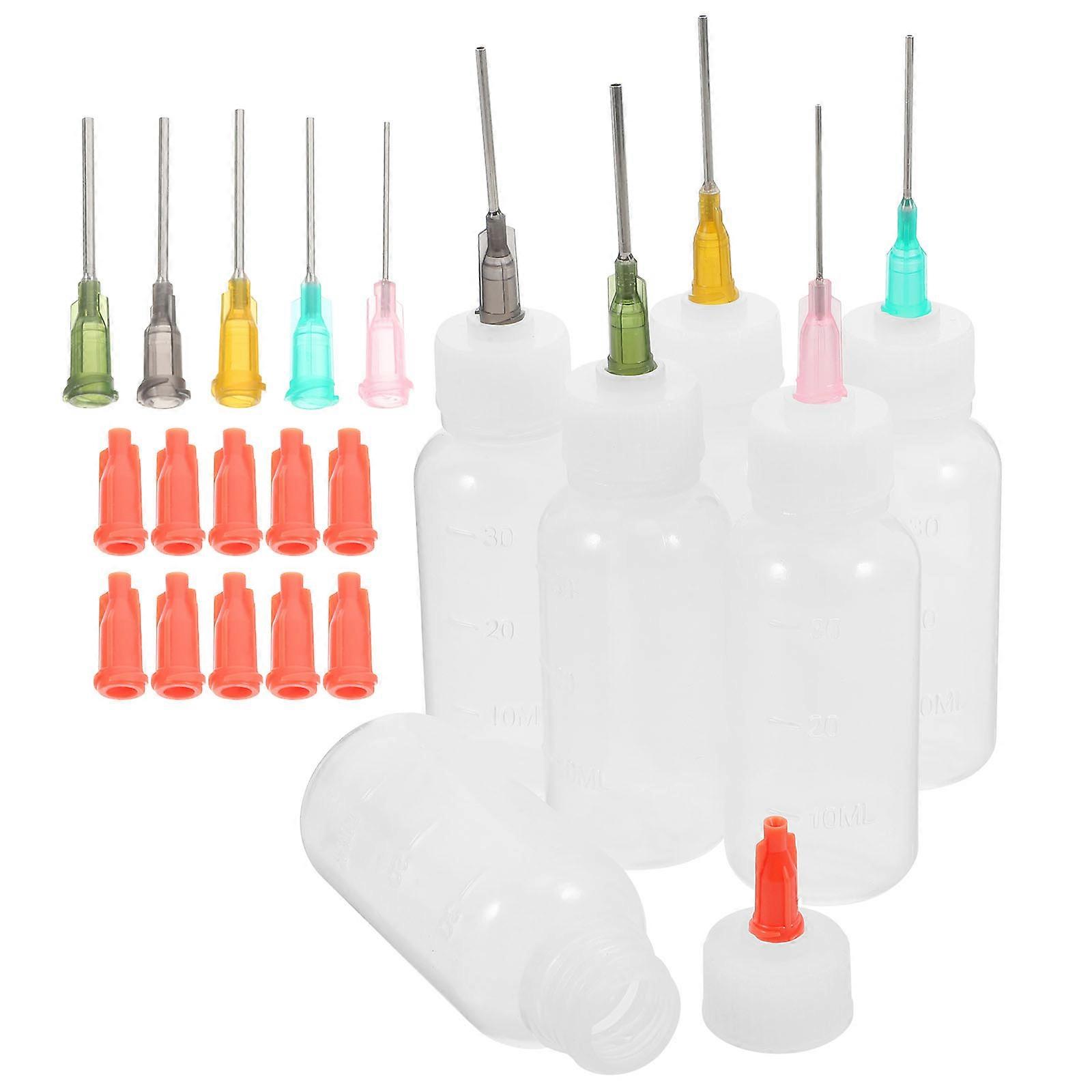 Reusable Glue Bottle 4Sets for Efficient and Neat Glue Dispensing