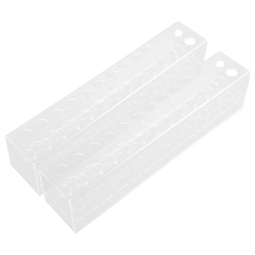 Pencil Holder Eyebrow Pen Organizer Stand Rectangular Storage Solution For Office Home 2 Pcs