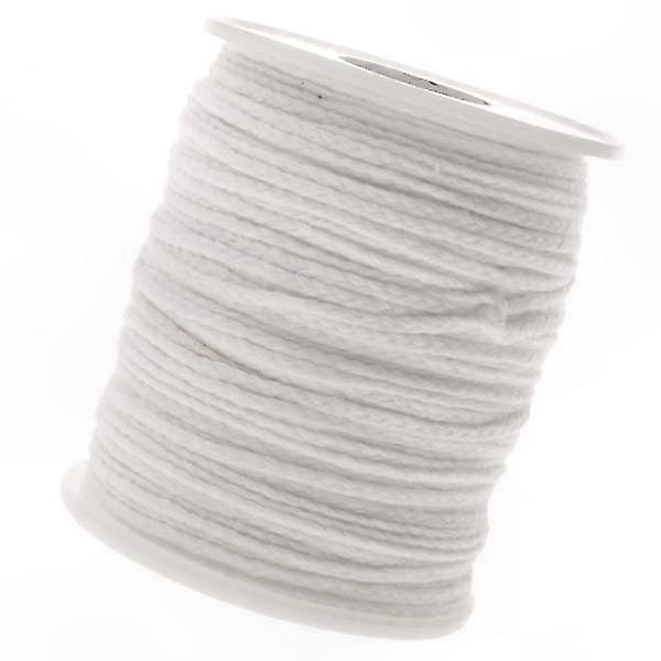 61m Organic Cotton Braid Spool, 5-Pack Braided Thread for Crafting