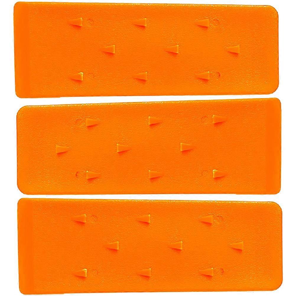 Woodcutting Chock Tree Cutting Tool for Logging Supply 12Pcs Orange