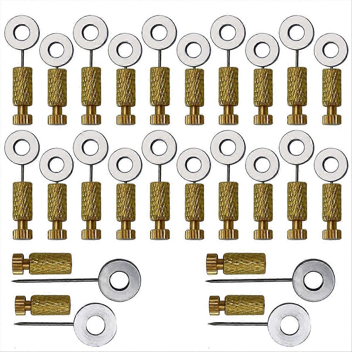 24PCS Leather Sewing Located Needles, DIY Suture Positioning Needle