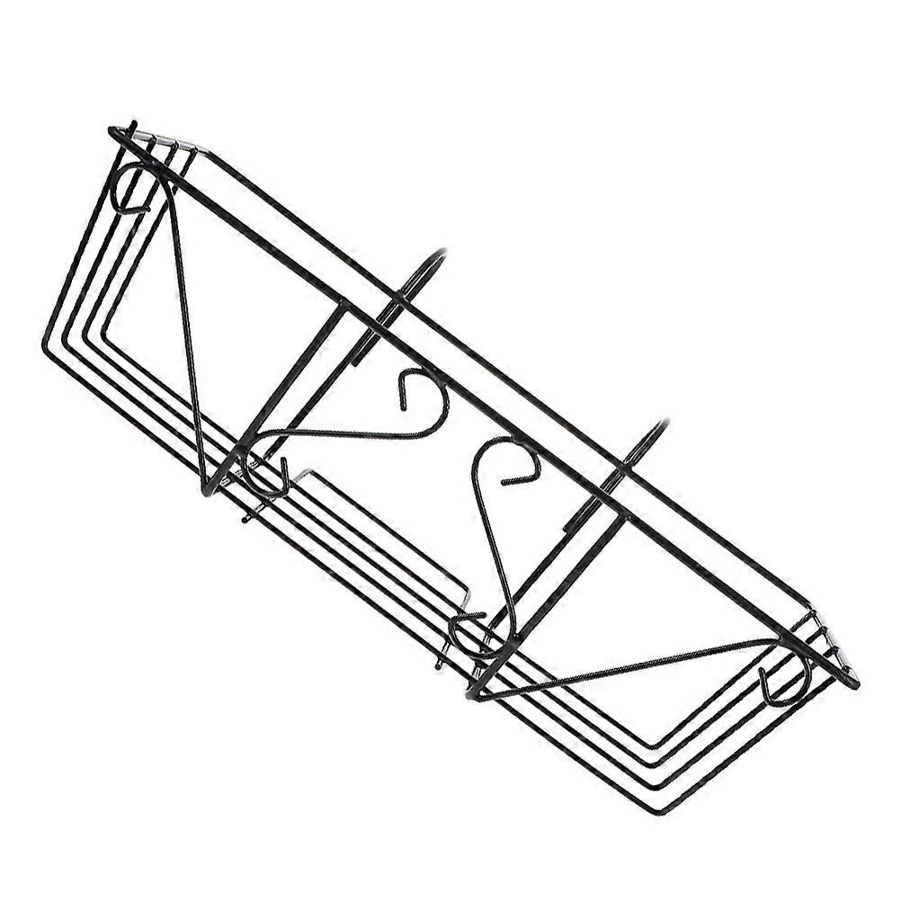 Black Iron Plant Stand Hanging Planter for Storage Purpose