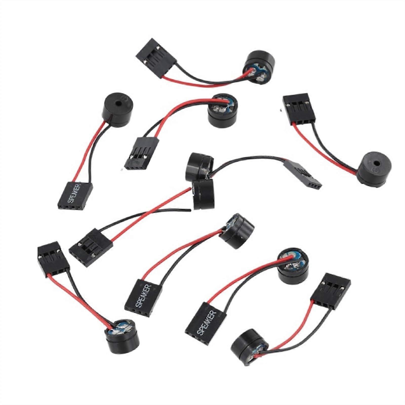 10PCS Buzzer Alarm with Dual Tone Output for Clear Audible Alerts and Easy Installation