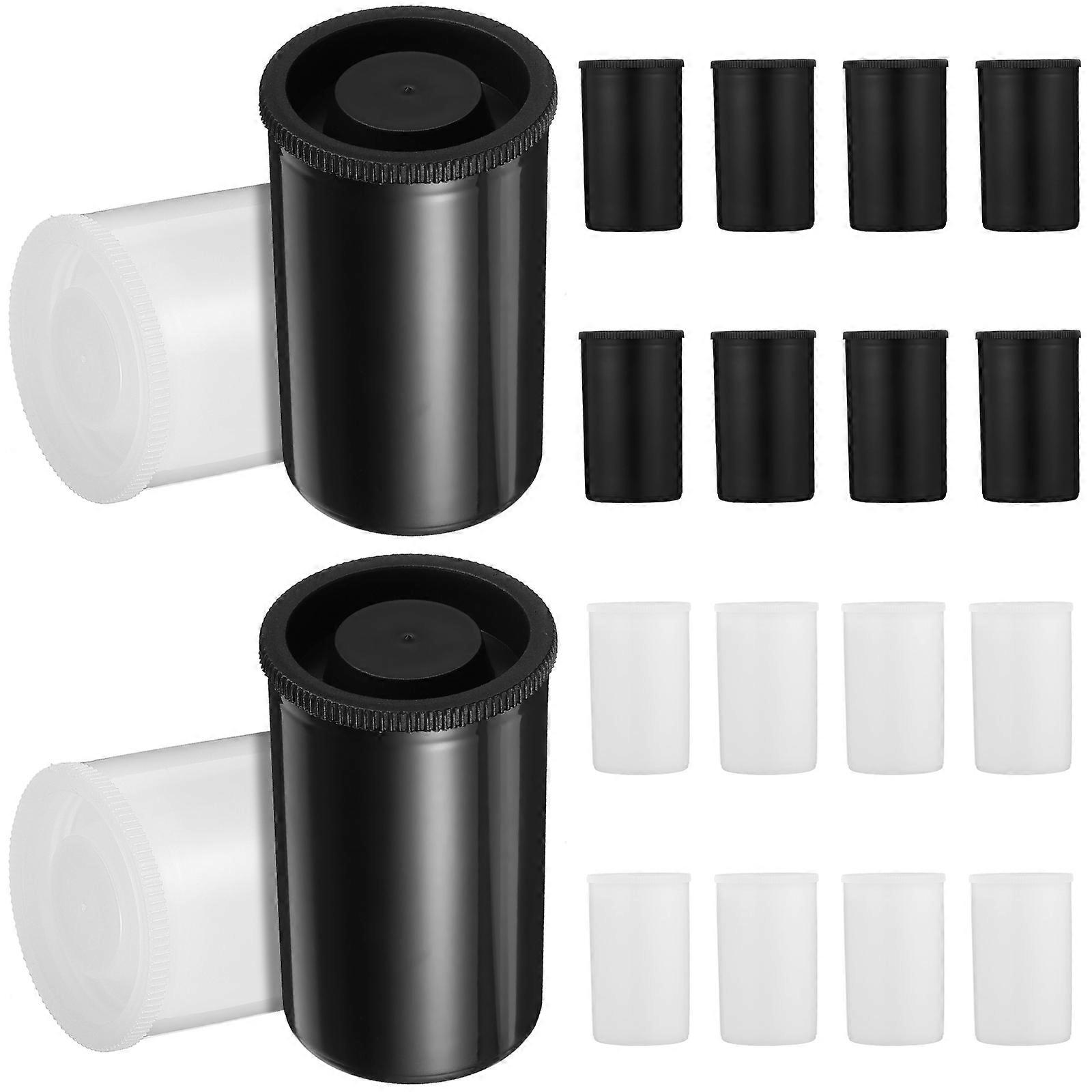 Film Canisters Compact Camera Reel Storage Containers for 40Pcs Set