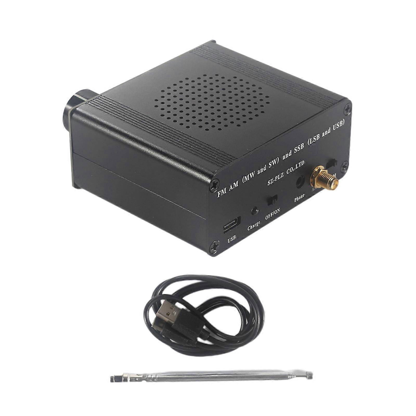  ATS80 Radio Receiver Digital Demodulation Technology Easy to Use Buttons for Camping Kitchen Multicolor