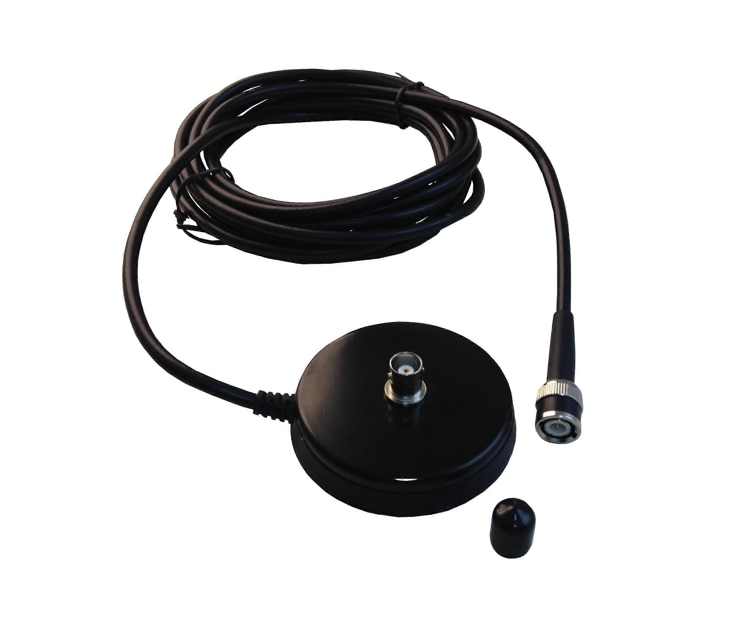 Magnetic Antenna Mount with Strong Base and 4m RG58 Cable BNC for Two Way Radio