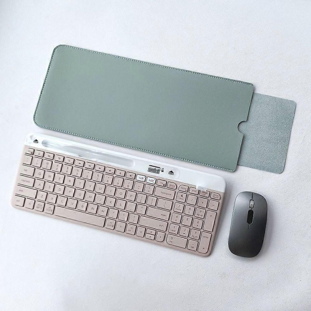 PU Leather Wireless Keyboard Sleeve Dustproof Keypad Pouch 2024 Protective Case for Logitech K580