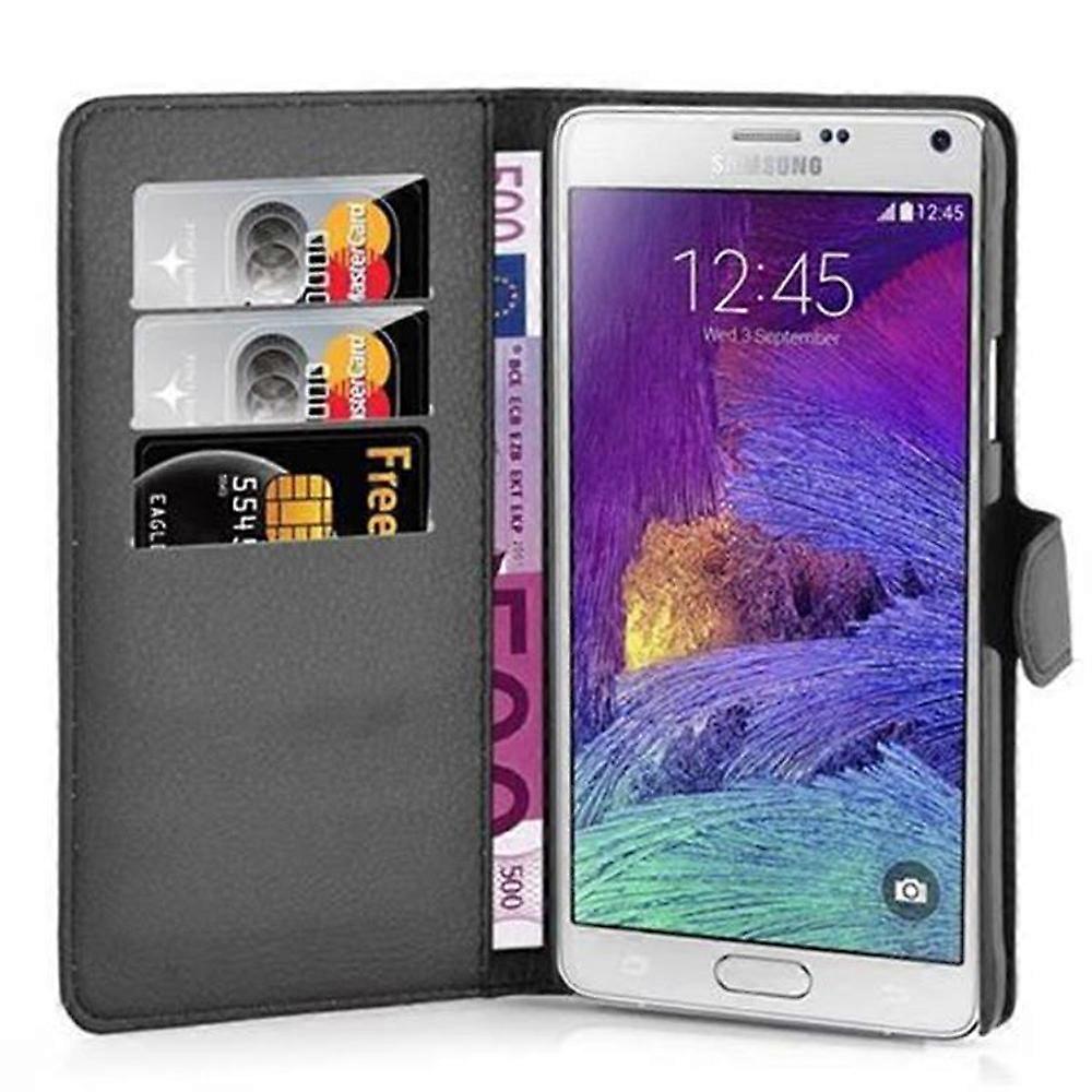 Samsung Galaxy NOTE 4 Case - Protective Case with Card Slots and Stand Function