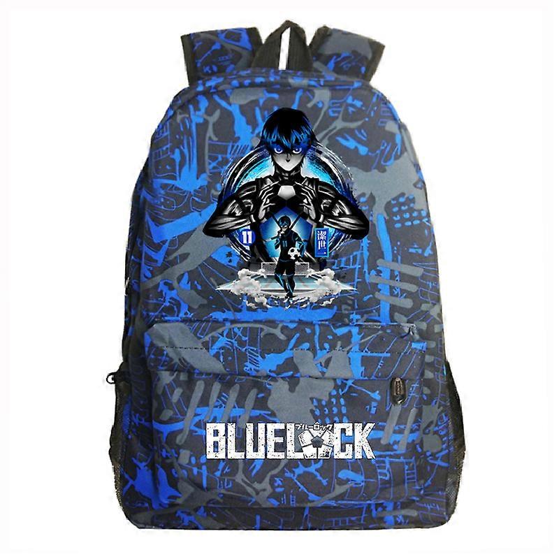 Hot Anime BLUE LOCK Fashion Backpack Nagi Isagi Yoichi Graphic School Bags  Travel Rucksack Boys Girls Cartoon Bookbag backpack