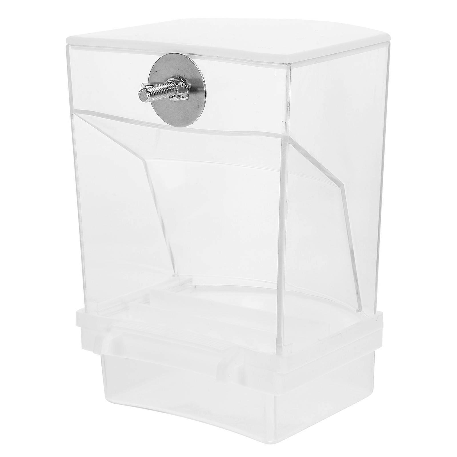 Automatic Bird Feeder Splash Proof Bird Feeder Food Dispenser for Cage Use