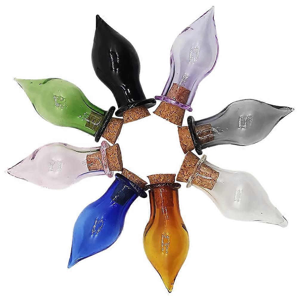 Assorted Mini Wishing Bottles with Corks DIY 8Pcs Pack