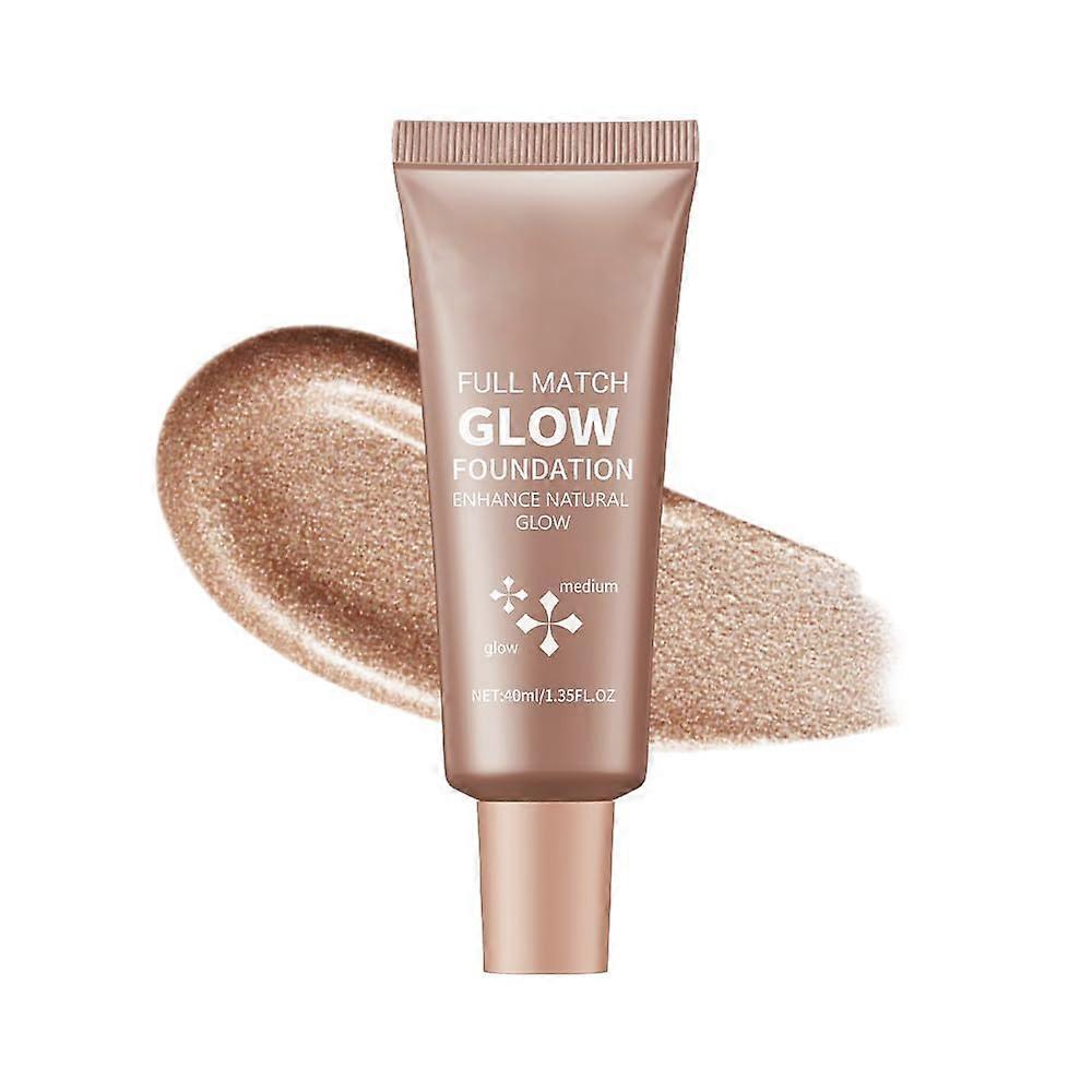 Full Coverage Liquid Foundation with LongLasting Glow, Lightweight Hydrating Formula, Flawless Finish