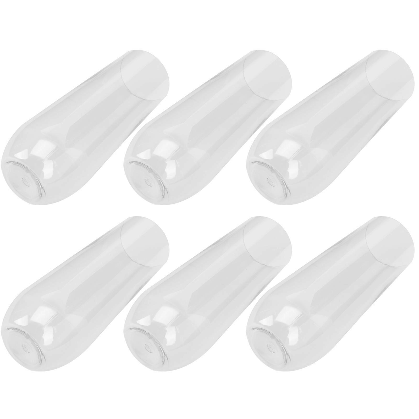 Transparent Cup Plastic Beverage Holder for Party 6Pcs Set