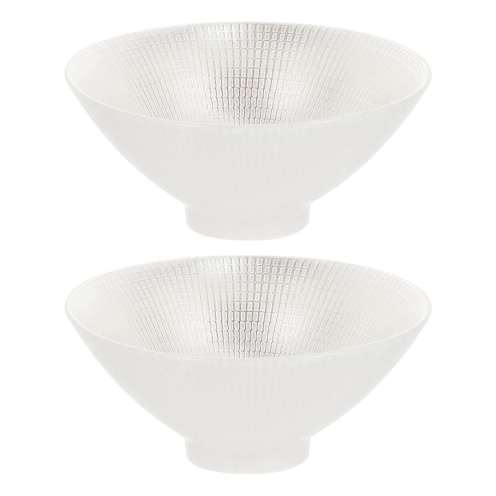 Ceramic Cups Kung Fu Tea Cup White Round Non-Cracking Home Use 2Pcs