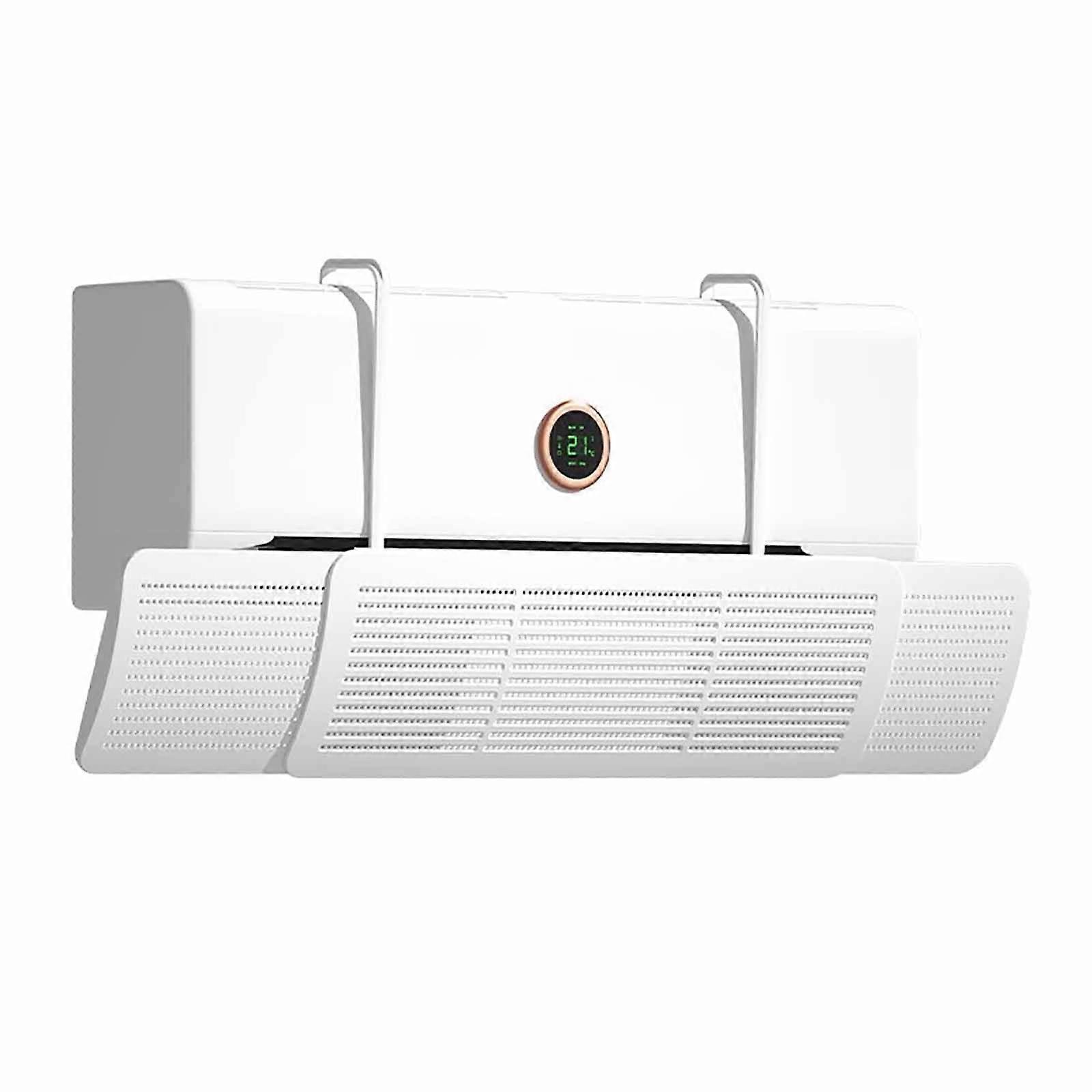 Adjustable AC Vent Deflector for WallMounted Units, Energy Saving Airflow Control for Bedroom and Office