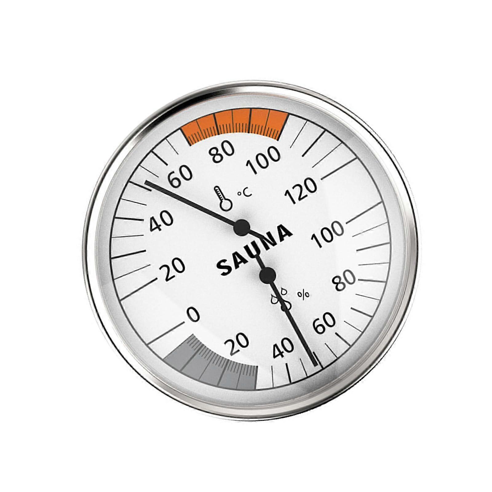2 in 1 Sauna Thermometer Hygrometer with Large EasyRead Display for Precise Temperature and Humidity Tracking