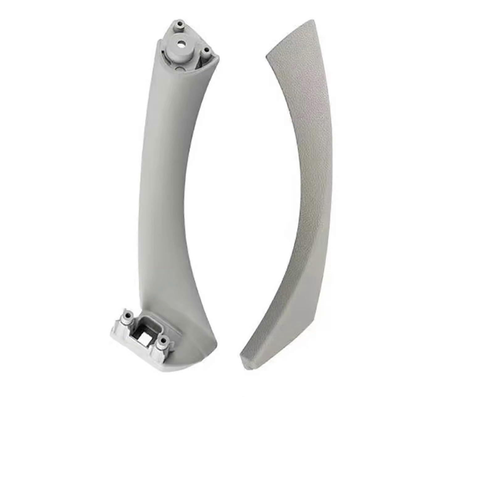 Interior Door Handle Pull Trim Gray Left Kit with Scratch Protection for BMW 3 Series E90 E91 E92