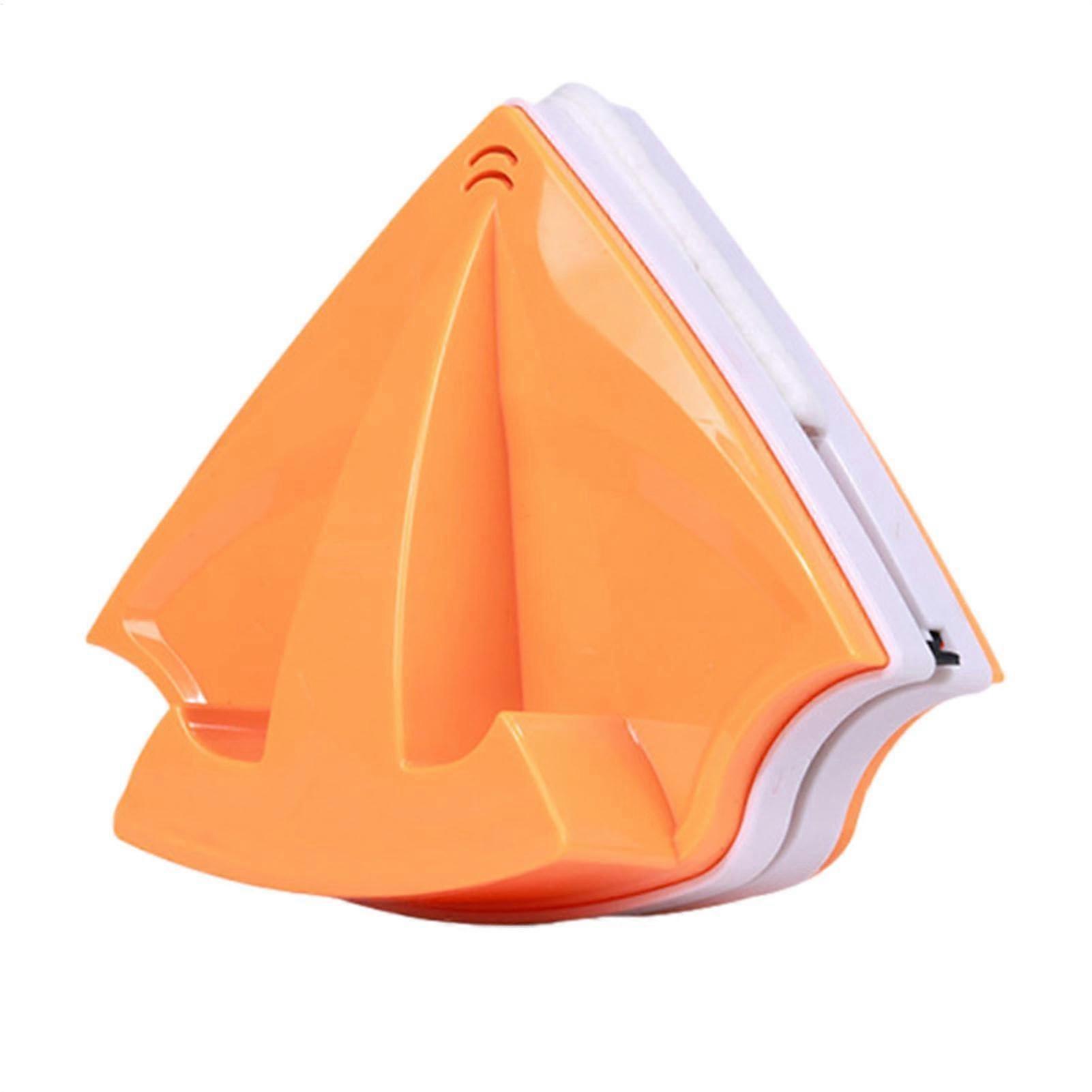 Magnetic Window Cleaner Double Sided Triangular Glass Cleaner with Adjustable Force and Safety Rope