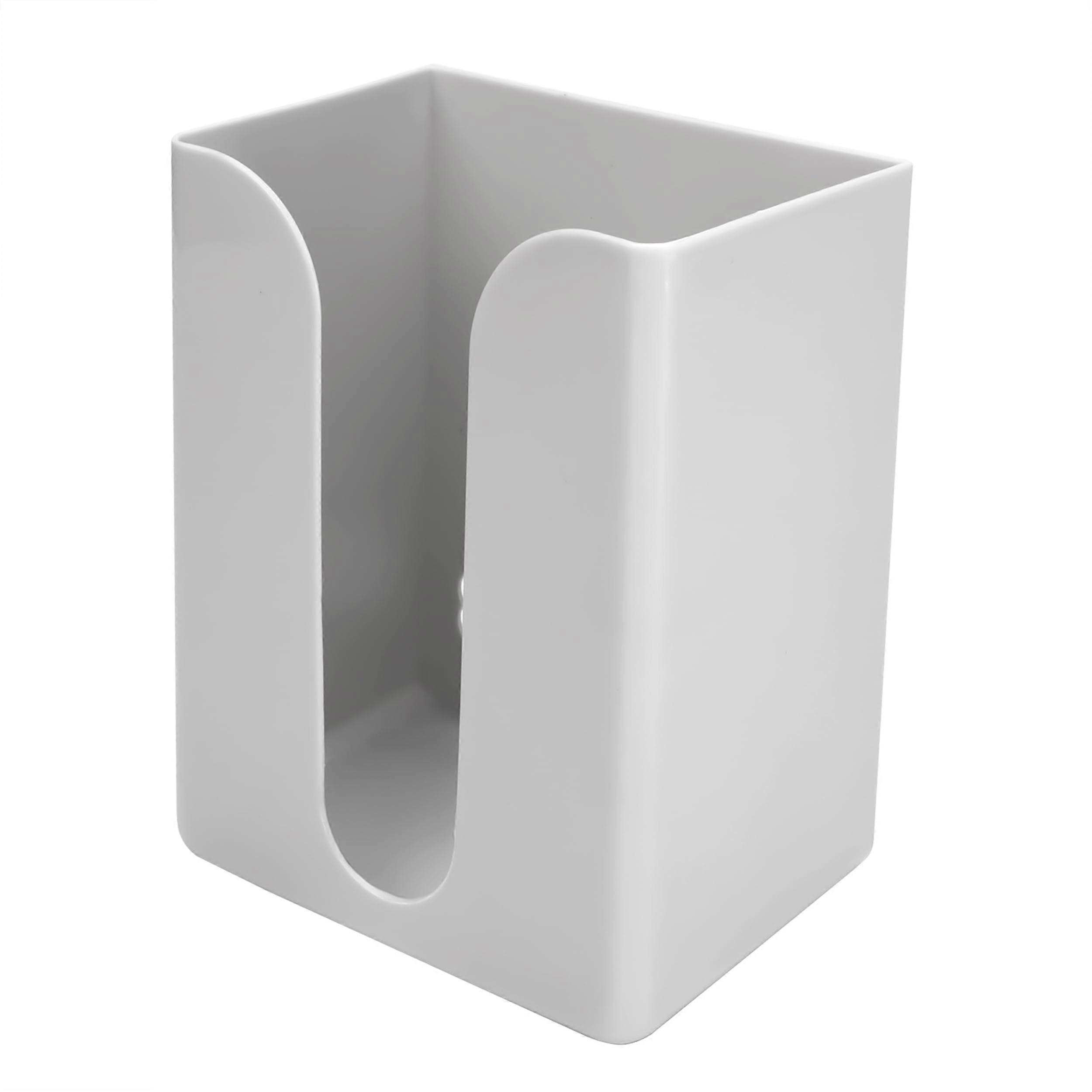 Wall Mounted Tissue Box with Multifunctional Storage, Self Adhesive Holder for Bathroom and Kitchen