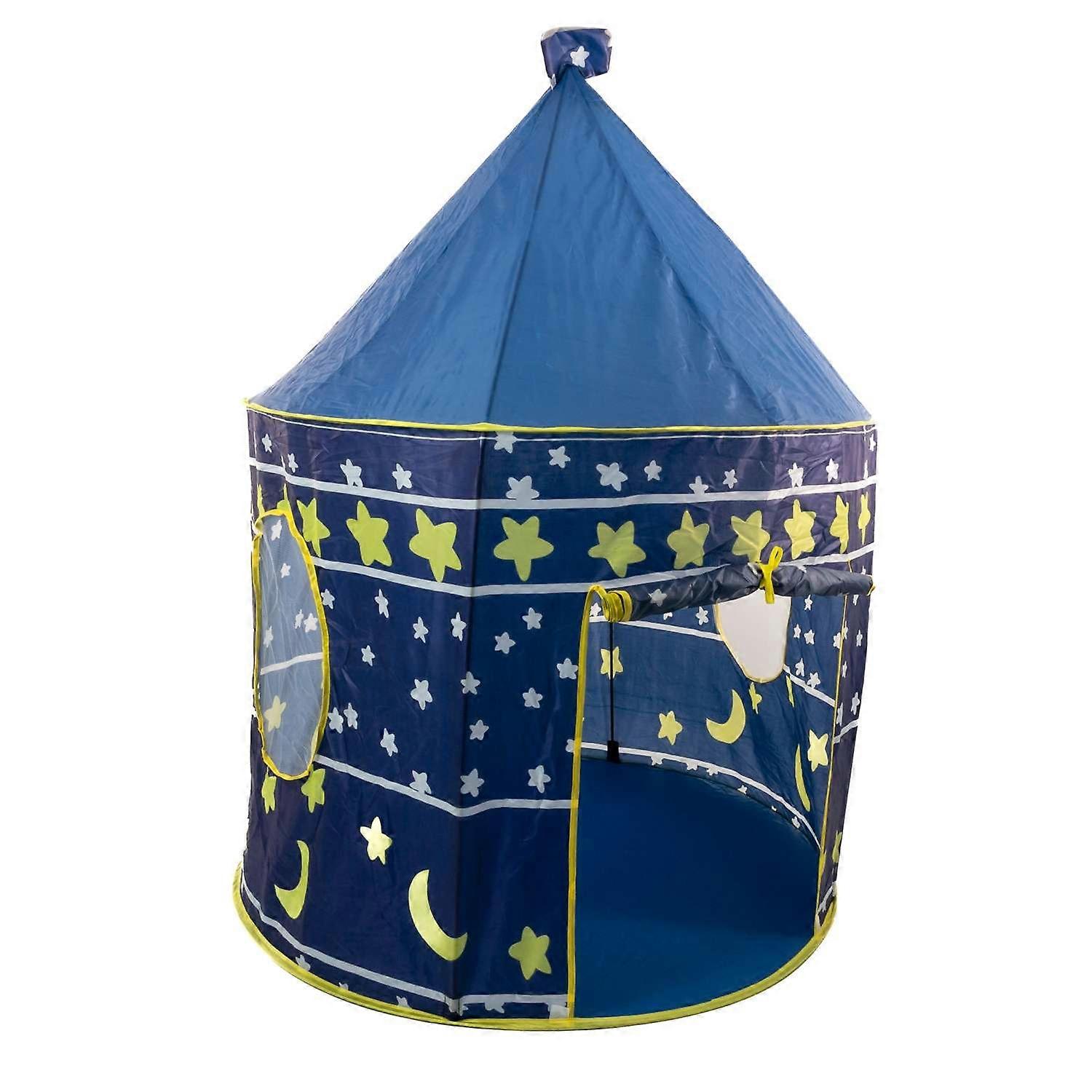 Children's play tent for boys and girls with carrying bag for indoor and outdoor children's house children's room 100 x 128 cm