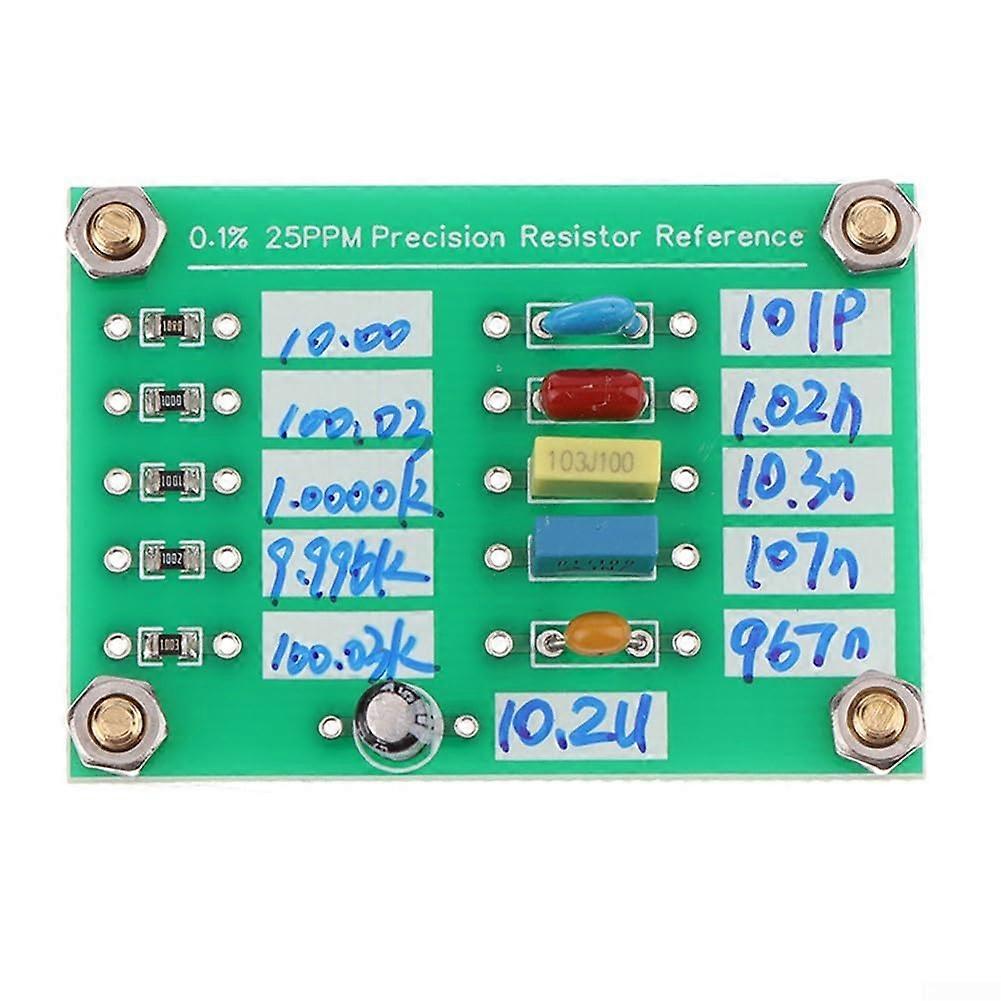 Stability Multimeter Calibration Board with Precision Resistor and Capacitor Reference PCB