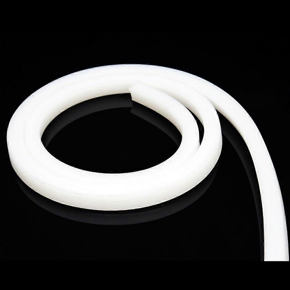 Silicone Rubber Seal Strip 1M White Solid Square Bar 6x6mm Weatherproof Low Compression Set