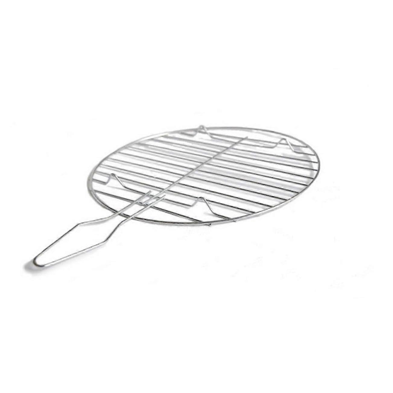 BBQ Grill Rack Set Round Iron Grilling Grate Easy Clean Surface Durable for Outdoor Cooking