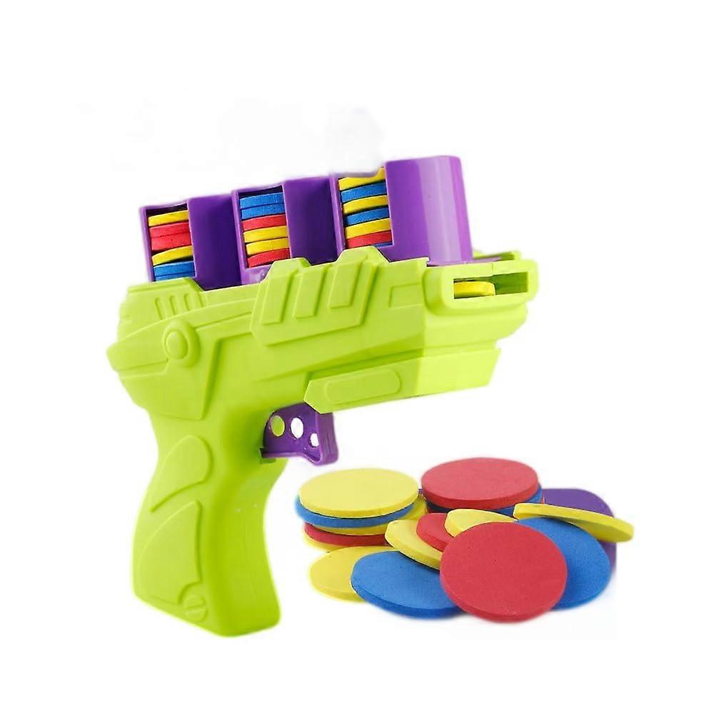 Automatic Cat Interactive Toy with Flying Disc, Jumping Balls and Agility Training for Indoor Cats Green