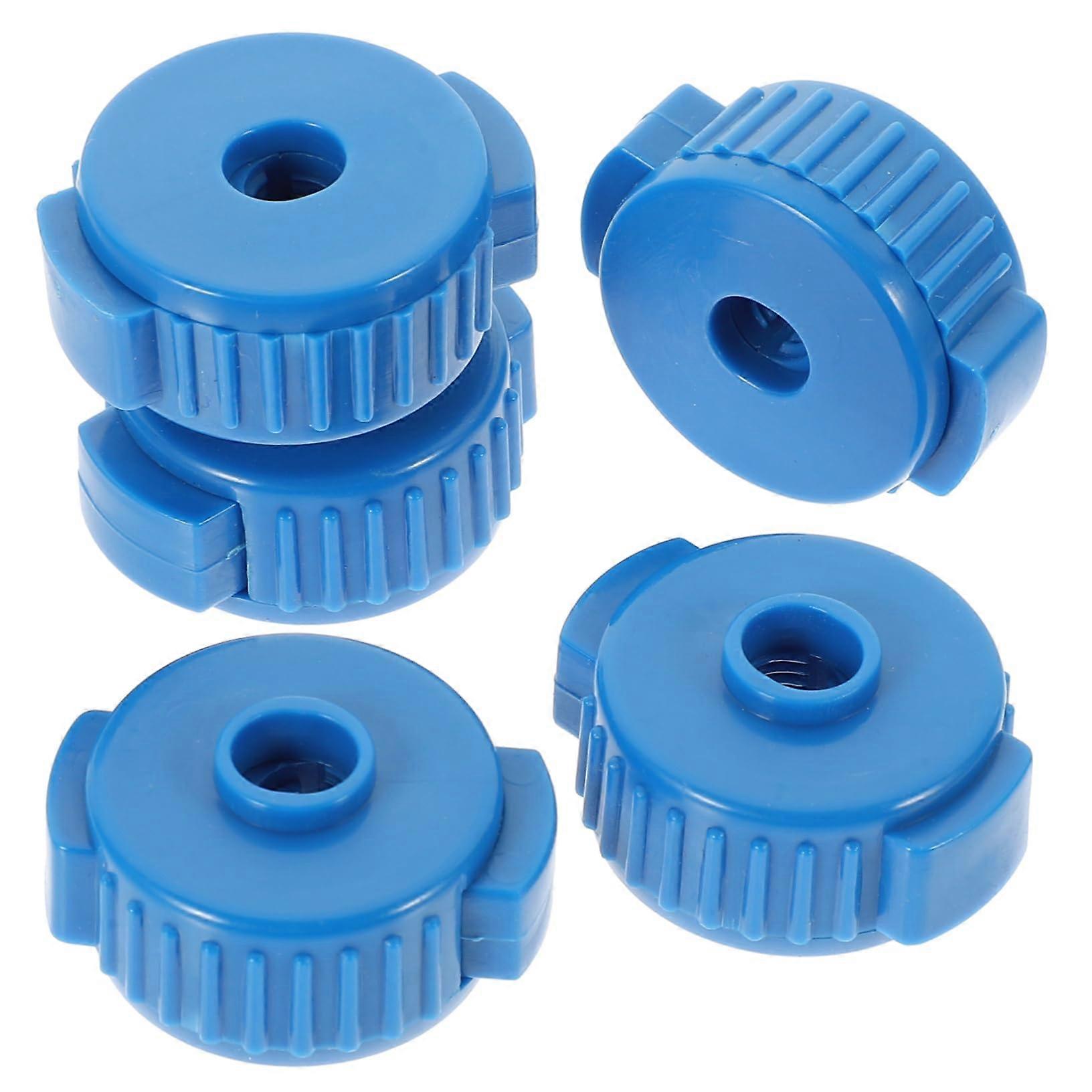 5pcs Cymbal Quick Release Nut Set for Drum Set, Fast Setup, Secure Lock, Durable Design