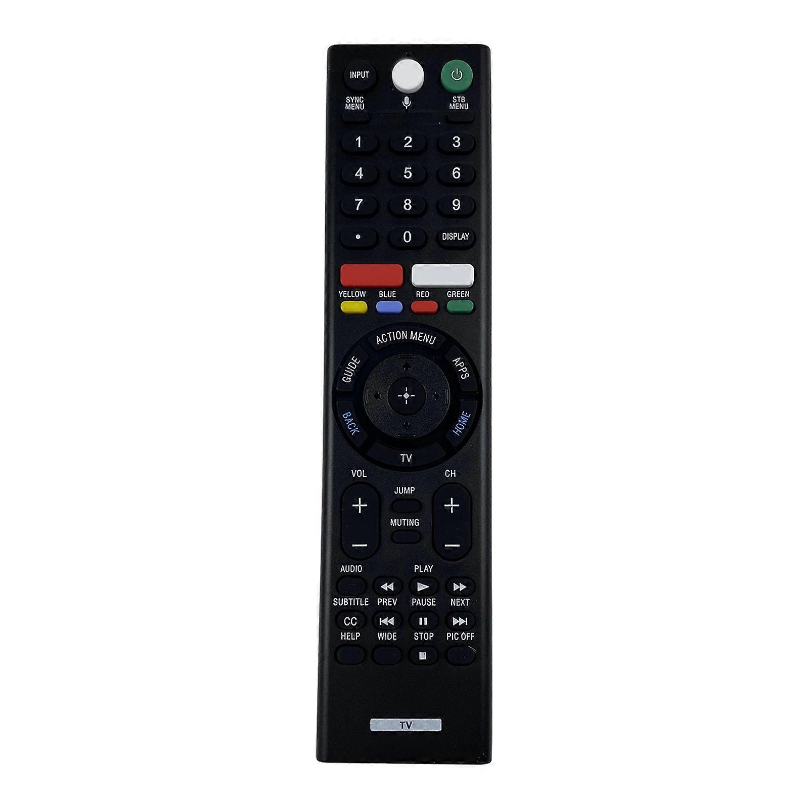Voice Remote Control Fast Command Response Optimized Button Layout for RMFTX310U Precise Device Operating Multicolor