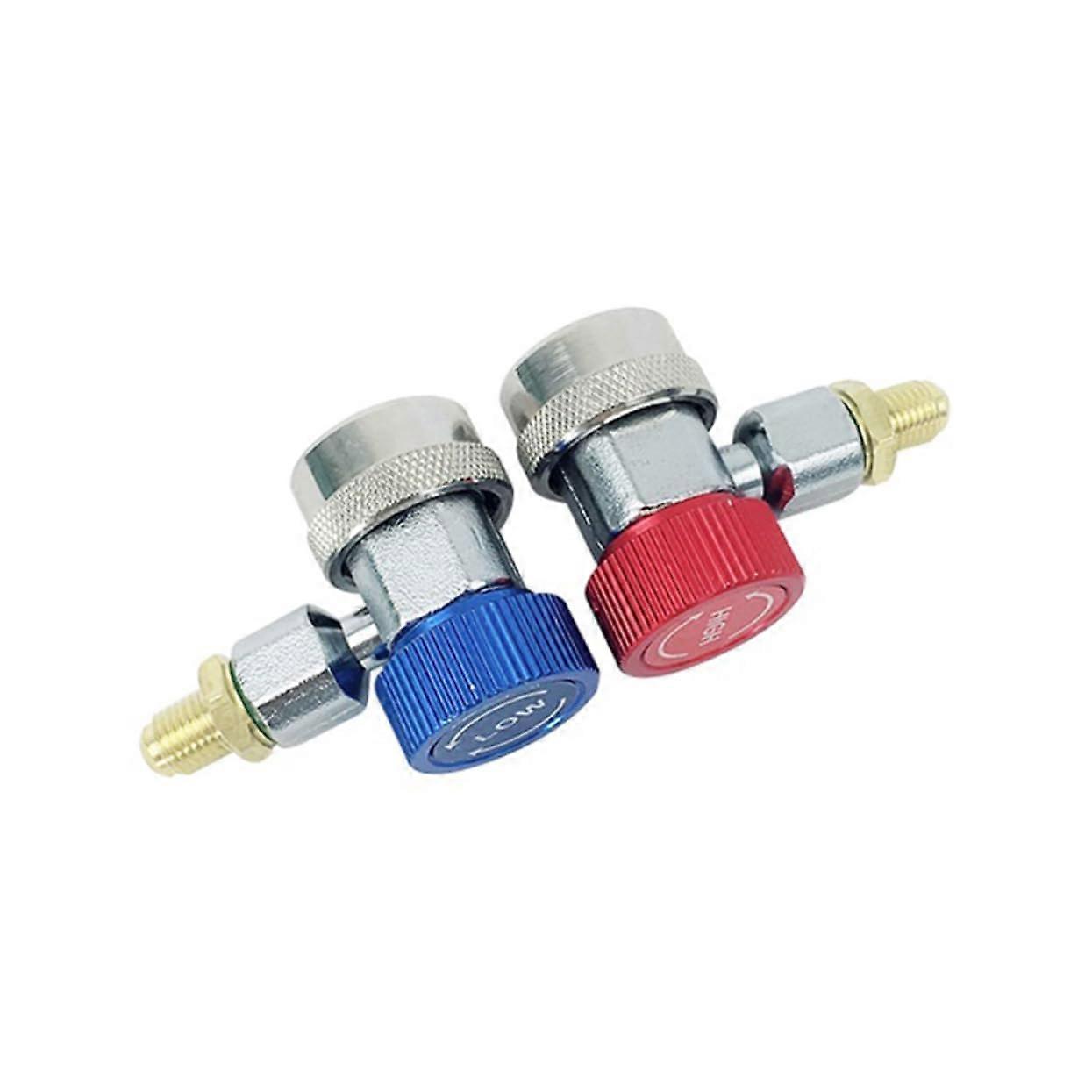 Automotive AC Quick Coupler Adapter Brass Copper with Secure Locking and LeakProof Performance