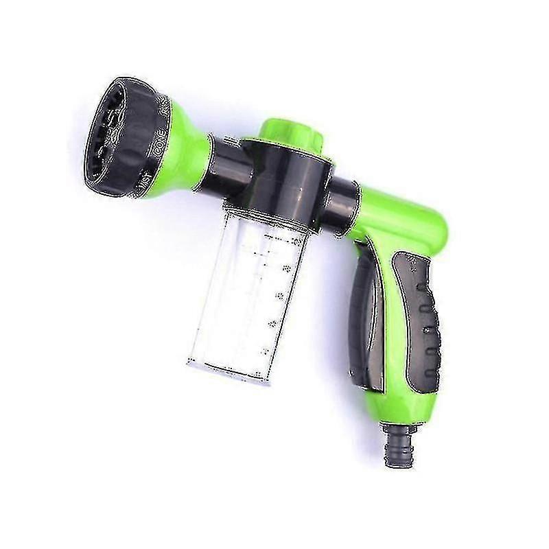 versatile garden hose nozzle with soap dispenser