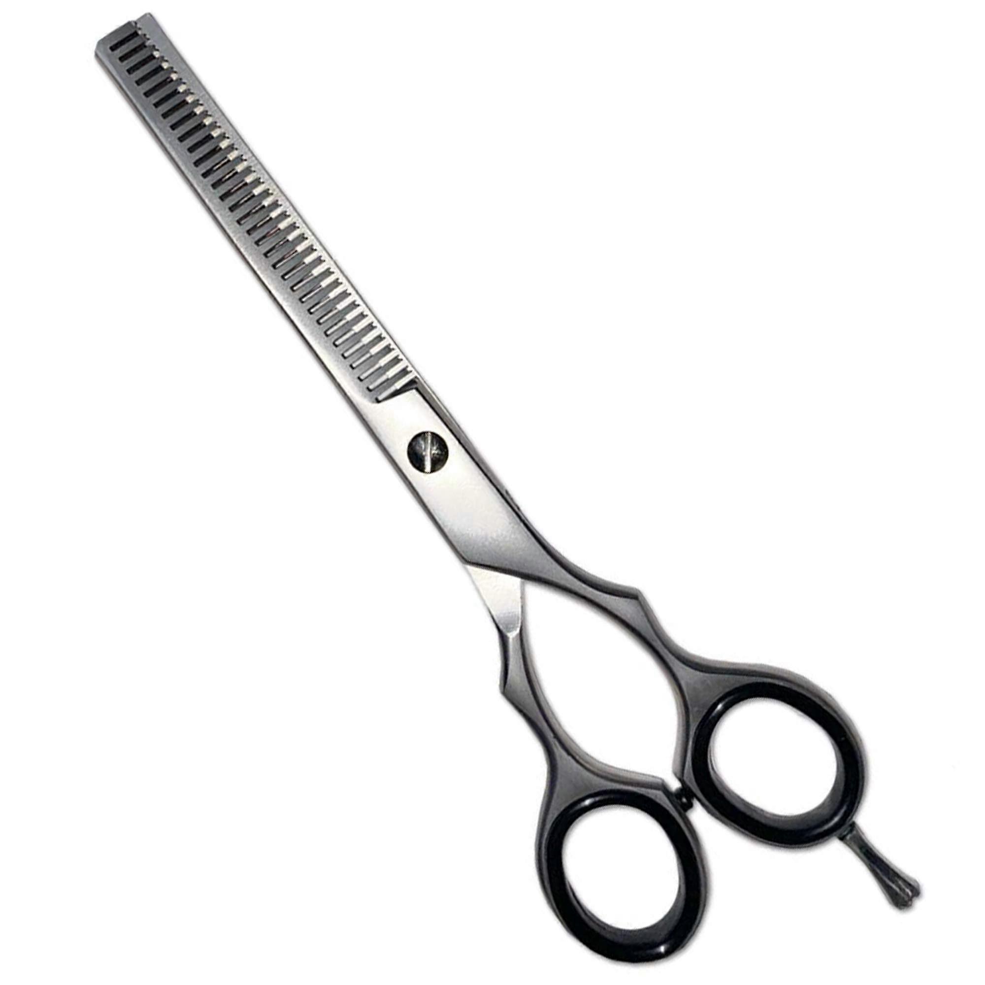 Professional Hair Thinning Scissors and Texturizing Shears with Adjustable Tension and Zipper Case