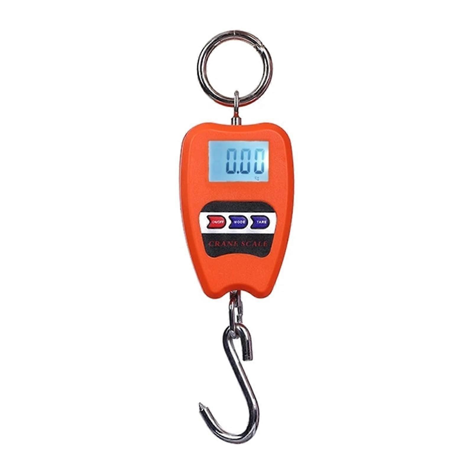 Digital Hanging Scale with Hooks, Precision Sensor, Backlit Display for Luggage and Farm Use