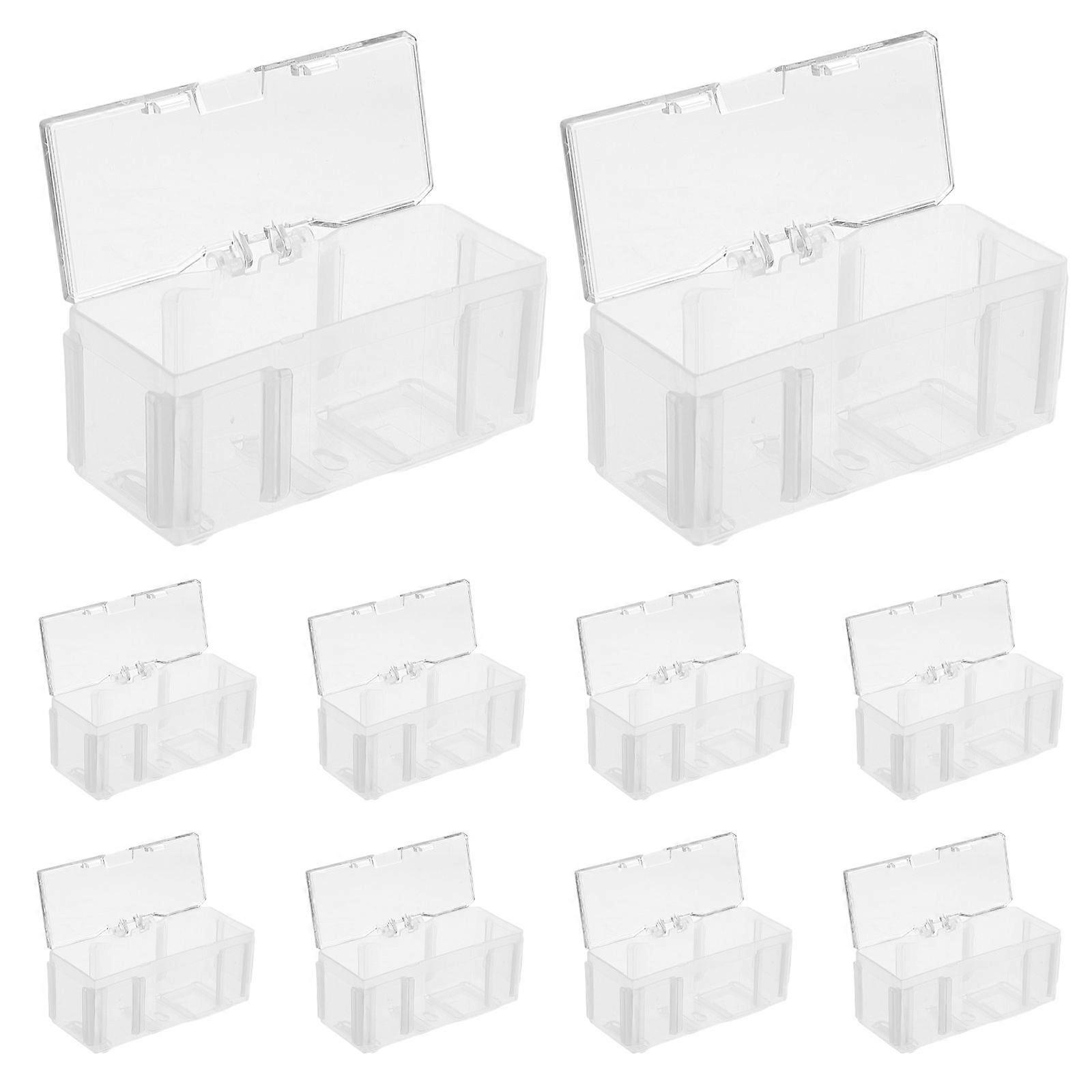 20pcs Display Case Compatible with Hot Wheels - Stackable Clear Toy Car Organizer Case 1/64 Diecast Model Storage Cube Transparent Display for Collect