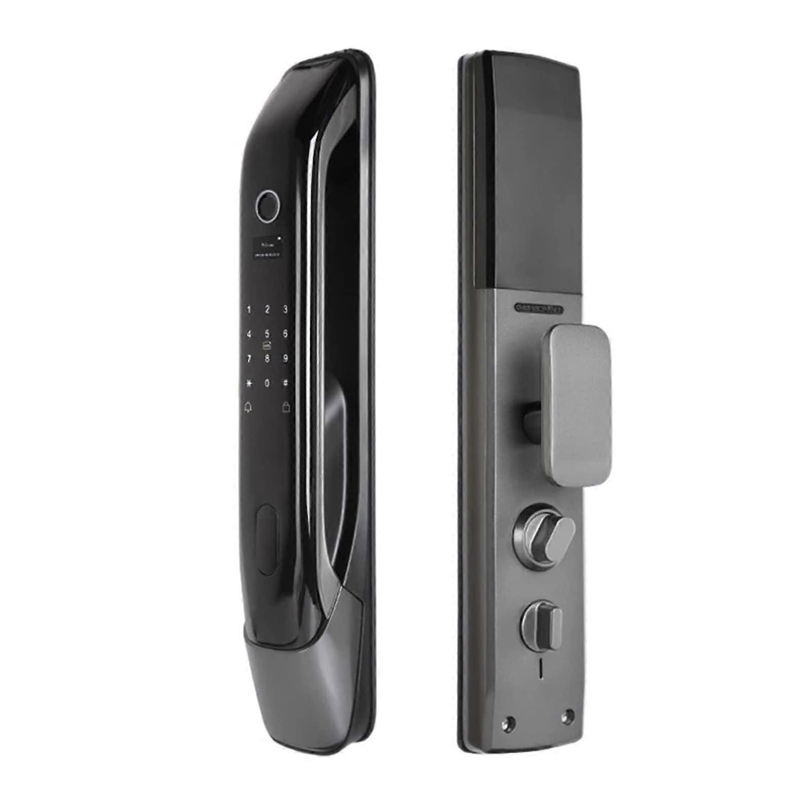 Smart Door Lock with Fingerprint, App Control, 5in1 Keyless Entry, WiFi Remote Access