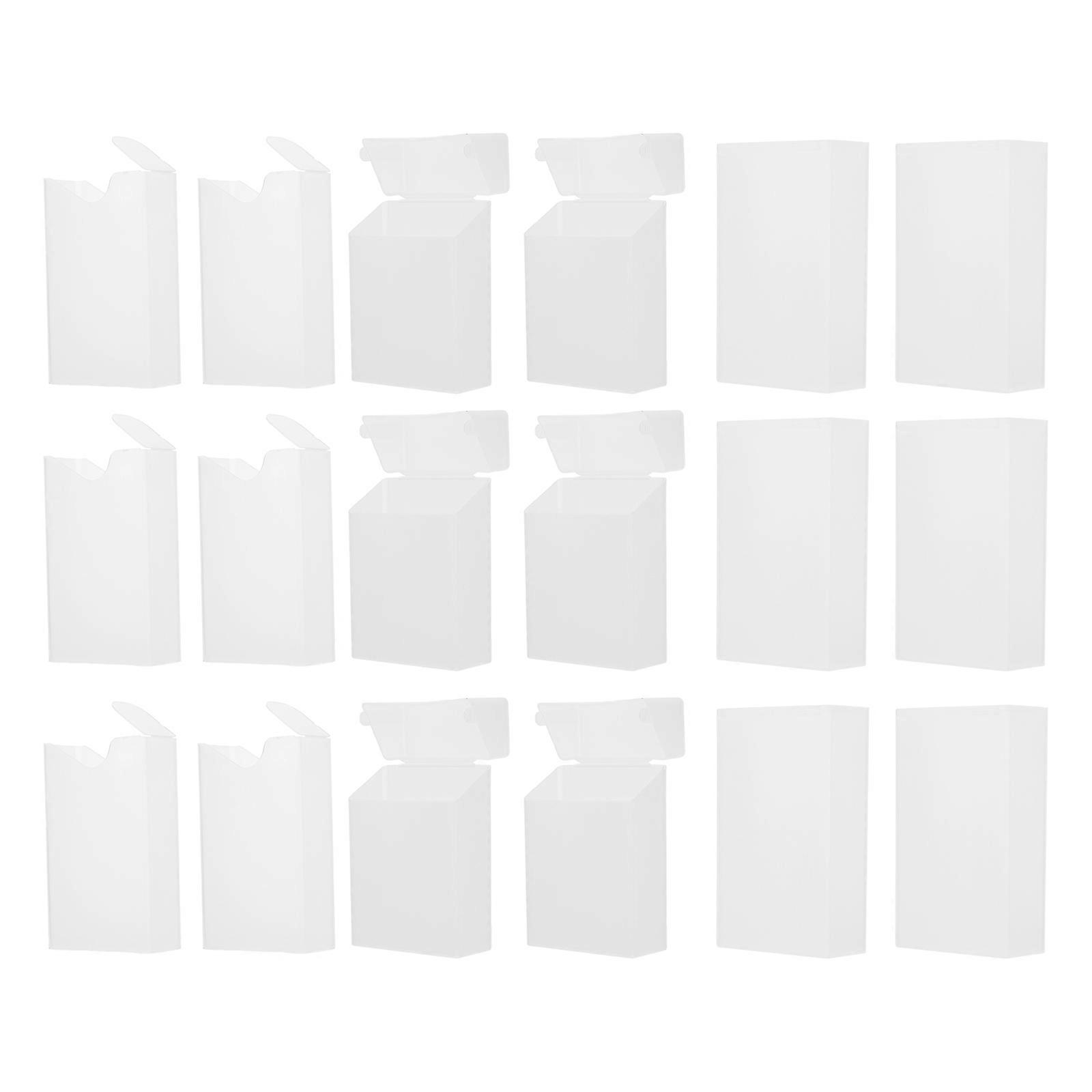 Container Plastic Box for Storing Cigarettes 18Pcs Transparent Frame