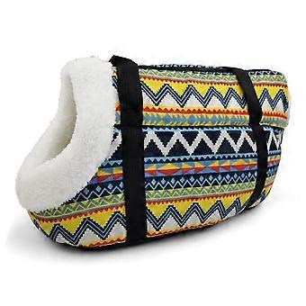 Dog Carrier Bag with Breathable Mesh and Adjustable Straps for Small Dogs and Cats S Size Ref: 3080