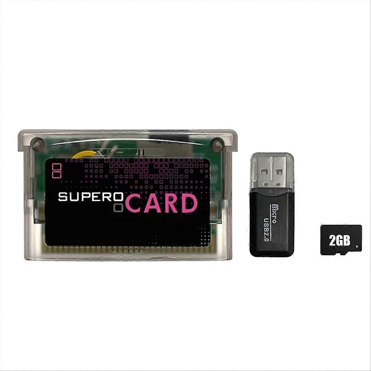 For Supercard Card Game +2GB Memory Card Mini Card Adapter
