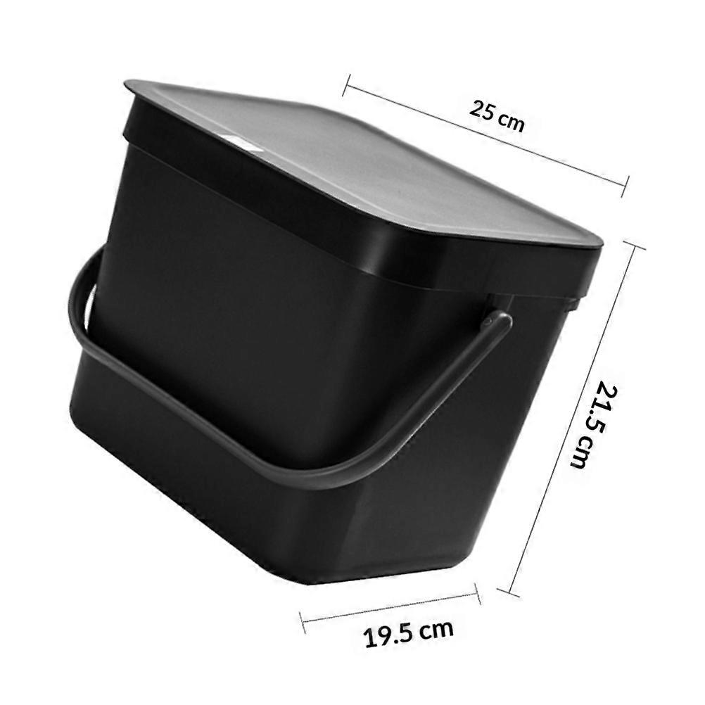 Garbage Bin Wall-Hanging Trash Can for Storage Simple Kitchen Portable Plastic Bin
