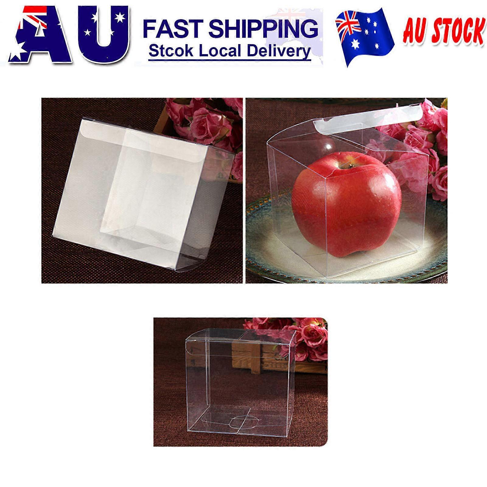 PVC Packaging Box Transparent Square Box for Gift Packing 10Pcs Kit